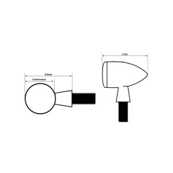 Boîtier électronique de rechange highsider 2 blaze connecteur blanc