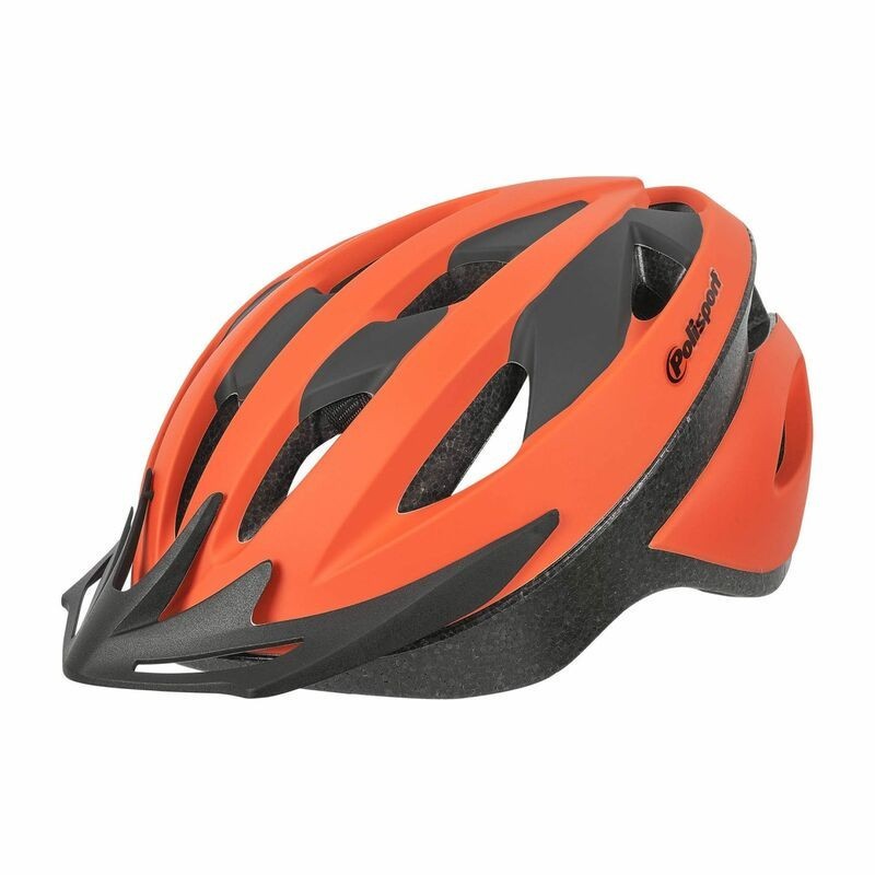 Casque polisport sport ride orange/noir taille l