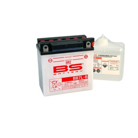 Batterie Mbk Doodo 125 Haute-Performance Avec Pack Acide - Bb7l-B2