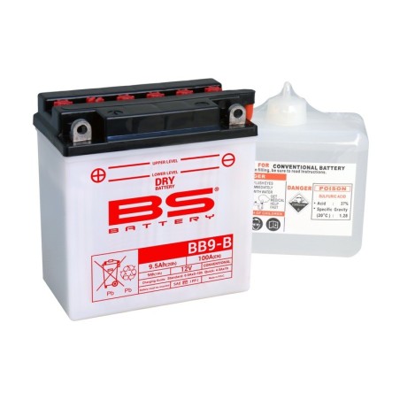 Batterie Aprilia Af1 125 A.E Haute-Performance Avec Pack Acide - Bb9-B