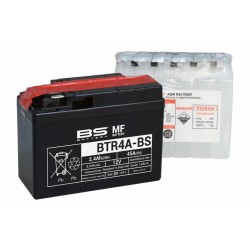 Batterie Honda Sj 50 Bali (af32) Sans Entretien Avec Pack Acide - Btr4a-Bs