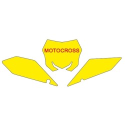 Fonds de plaque  noir Suzuki RM-Z450