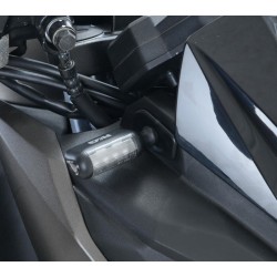 Adaptateur Micro Clignotant R&G Racing Noir Kawasaki