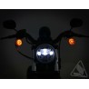 Phare denali m5 led ø145mm noir chrome