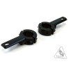 Support éclairage denali cadre et crash bars 21-29mm noir