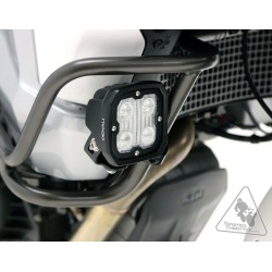 Support éclairage denali cadre et crash bars 21-29mm noir